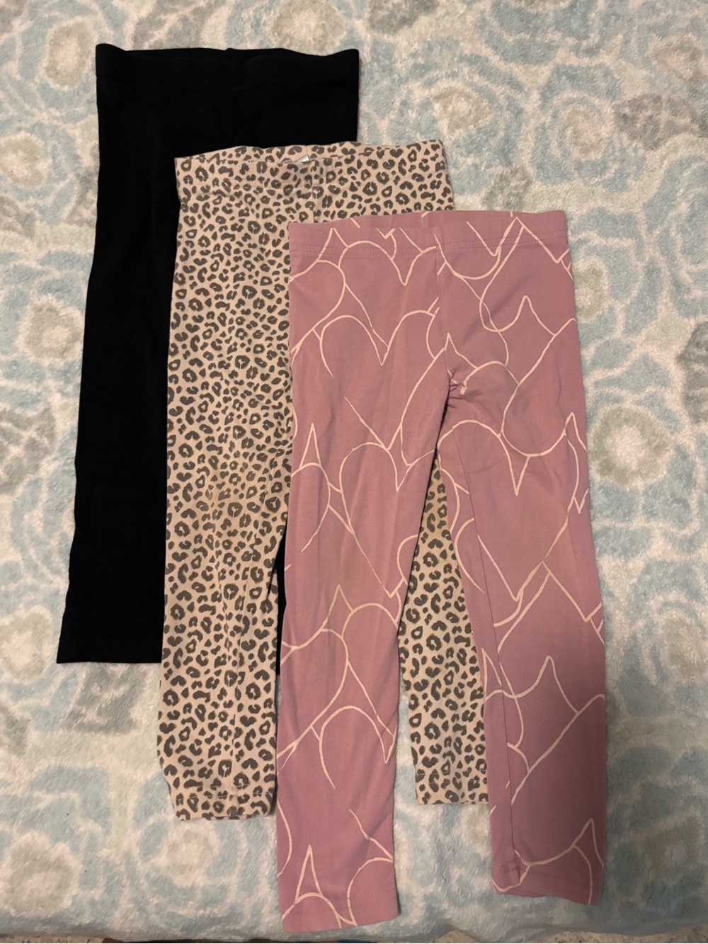 Carter’s 5T Girls Leggings Bundle of 3